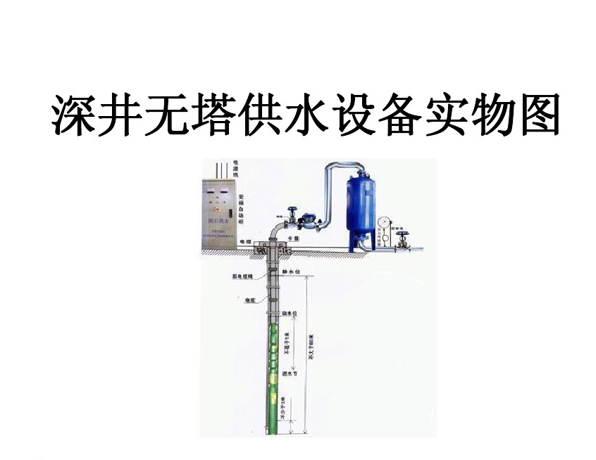 咸阳礼泉县井泵无塔式供水设备